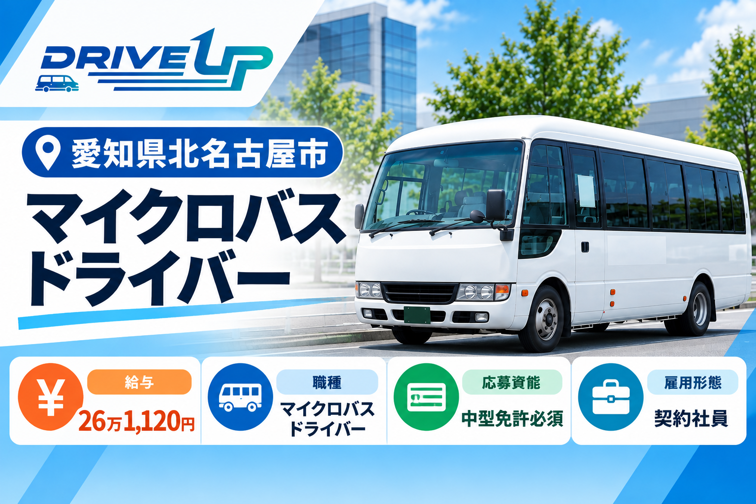 マイクロバスドライバー募集